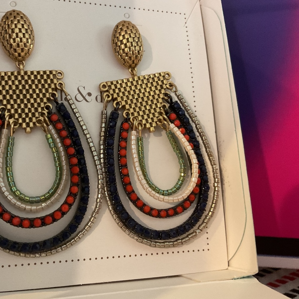 Stella and Dot Novak Statement earrings